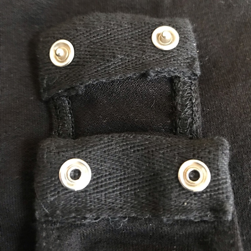 Bodysuit Plunging Neck Line & Gold Buttons - Picture 7 of 9